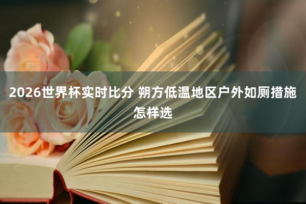 2026世界杯实时比分 朔方低温地区户外如厕措施怎样选